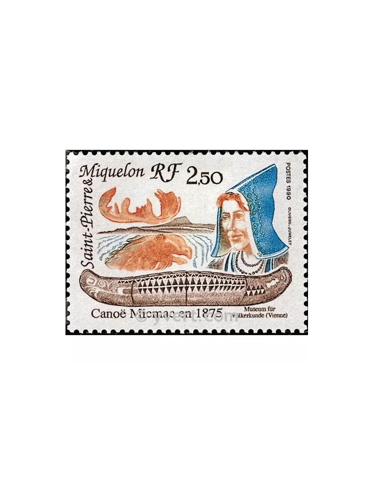 n° 527 - Timbre Saint-Pierre et Miquelon Poste