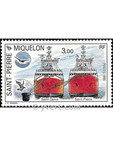 n° 528 - Timbre Saint-Pierre et Miquelon Poste 2