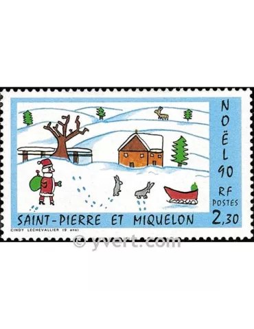 n° 533 - Timbre Saint-Pierre et Miquelon Poste 2