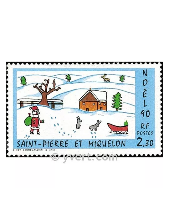n° 533 - Timbre Saint-Pierre et Miquelon Poste
