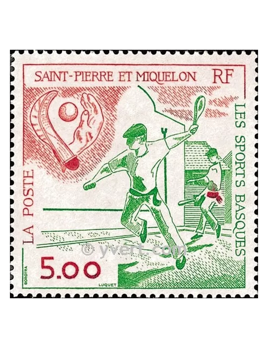 n° 547 - Timbre Saint-Pierre et Miquelon Poste
