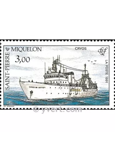 n° 550 - Timbre Saint-Pierre et Miquelon Poste 2