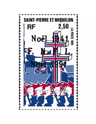 n° 554 - Timbre Saint-Pierre et Miquelon Poste 2