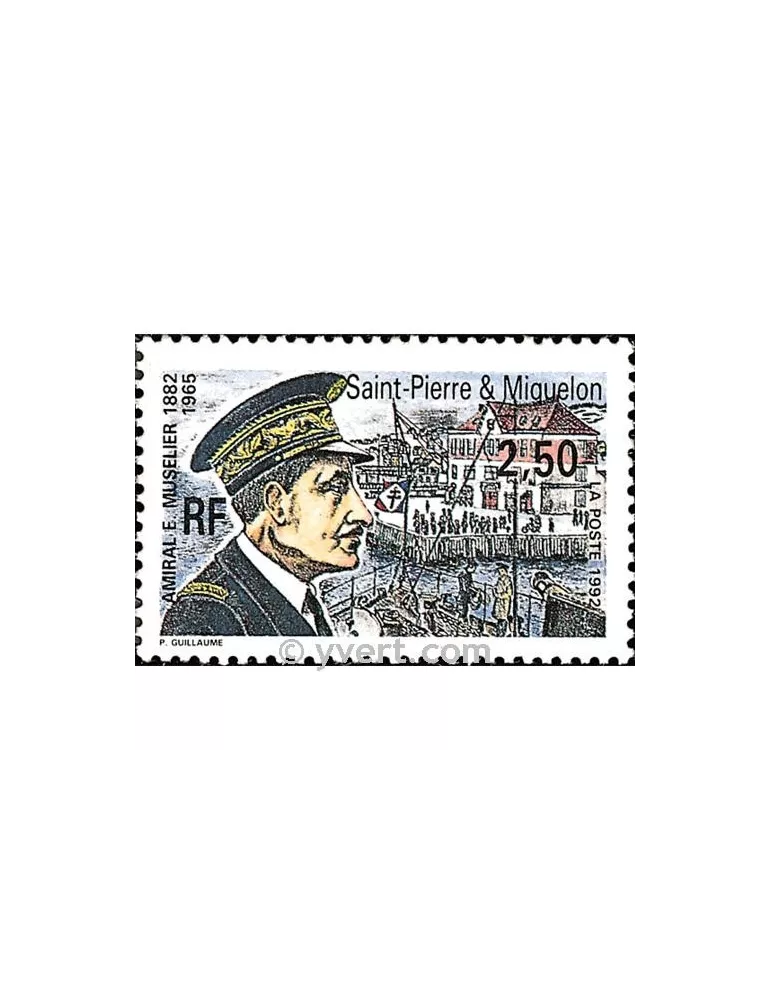 n° 558 - Timbre Saint-Pierre et Miquelon Poste