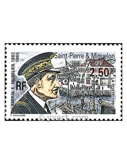 n° 558 - Timbre Saint-Pierre et Miquelon Poste