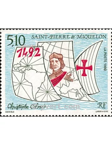 n° 569 - Timbre Saint-Pierre et Miquelon Poste 2