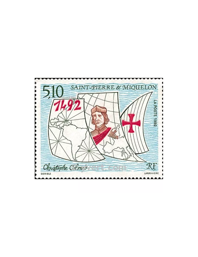 n° 569 - Timbre Saint-Pierre et Miquelon Poste