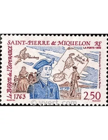n° 570 - Timbre Saint-Pierre et Miquelon Poste 2