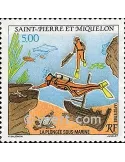 n° 574 - Timbre Saint-Pierre et Miquelon Poste