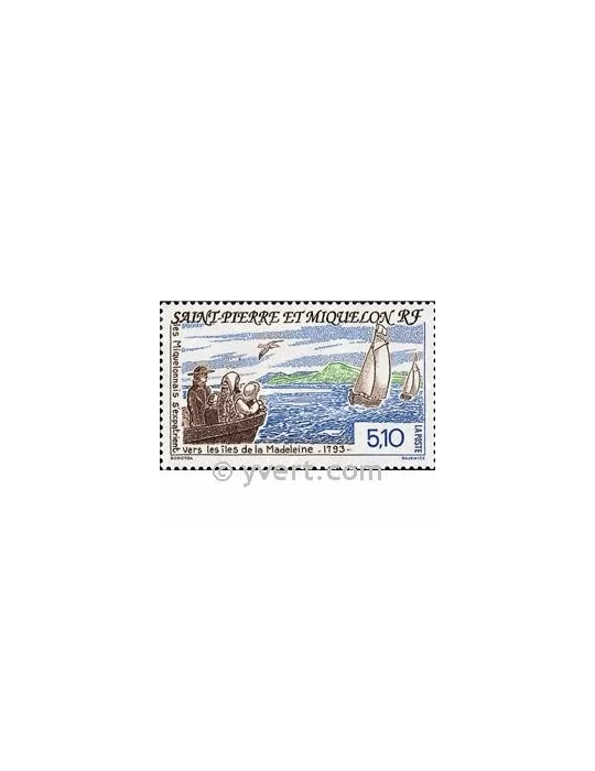 n° 579 - Timbre Saint-Pierre et Miquelon Poste