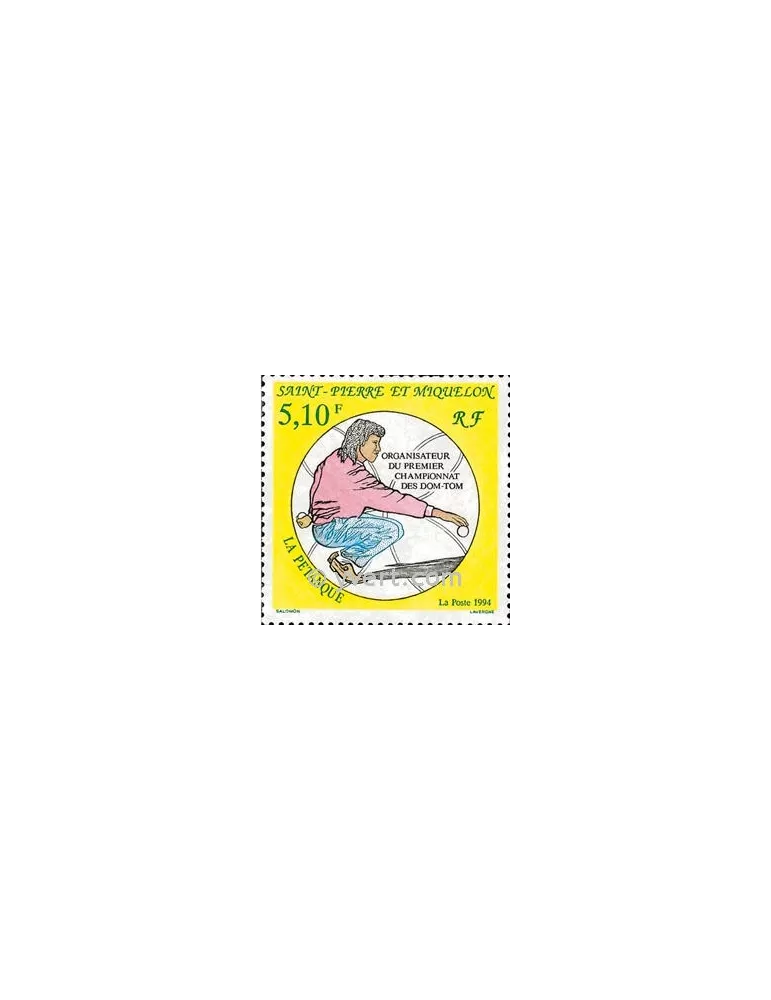 n° 593 - Timbre Saint-Pierre et Miquelon Poste