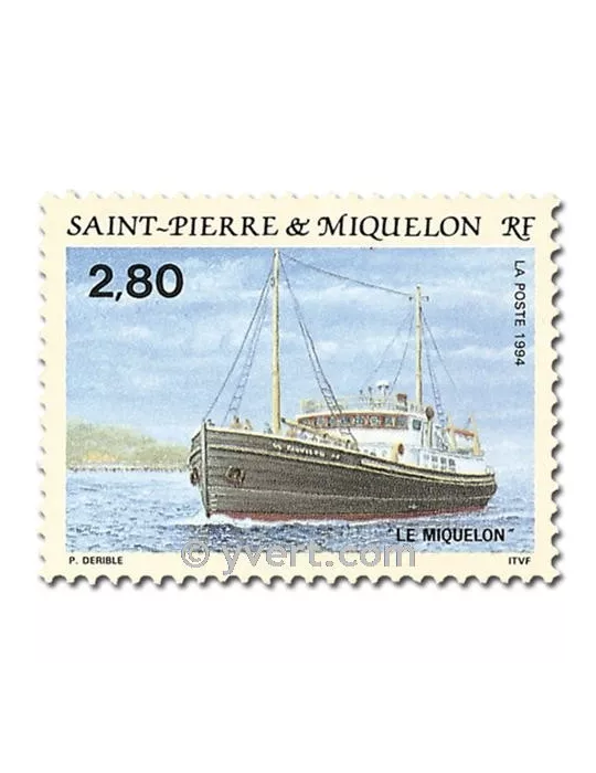 n° 599/602 (BF 4) - Timbre Saint-Pierre et Miquelon Poste