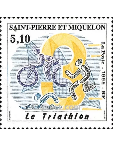 n° 610 - Timbre Saint-Pierre et Miquelon Poste 2