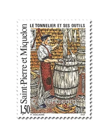 n° 612/613 - Timbre Saint-Pierre et Miquelon Poste 2