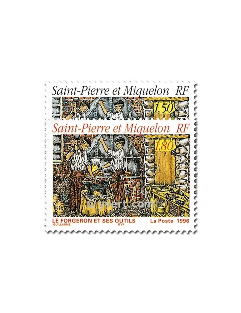n° 628/629 - Timbre Saint-Pierre et Miquelon Poste
