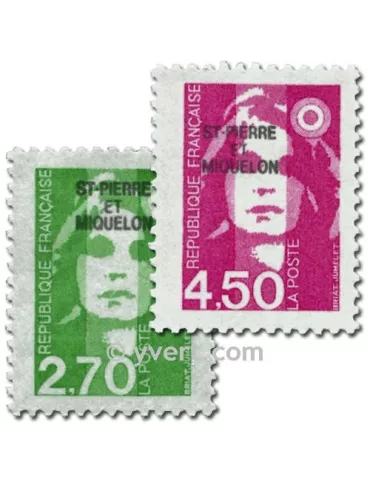 n° 630/631 - Timbre Saint-Pierre et Miquelon Poste 2