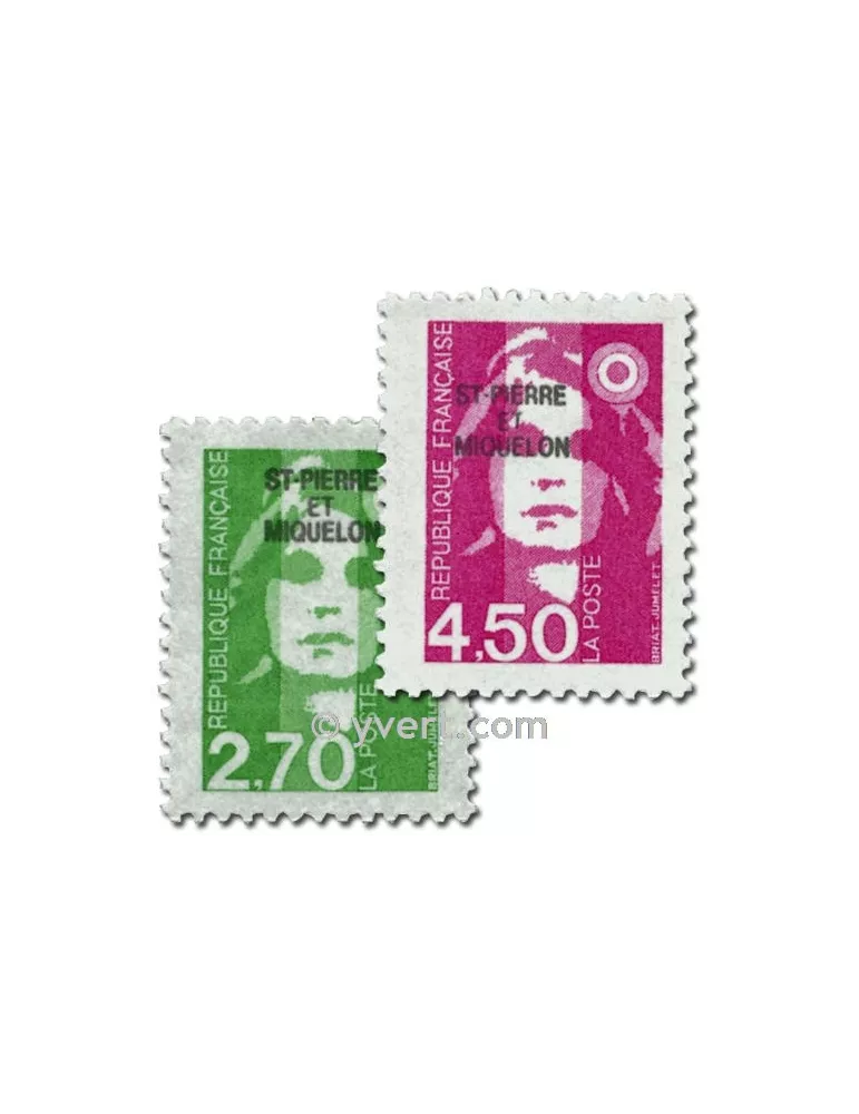 n° 630/631 - Timbre Saint-Pierre et Miquelon Poste