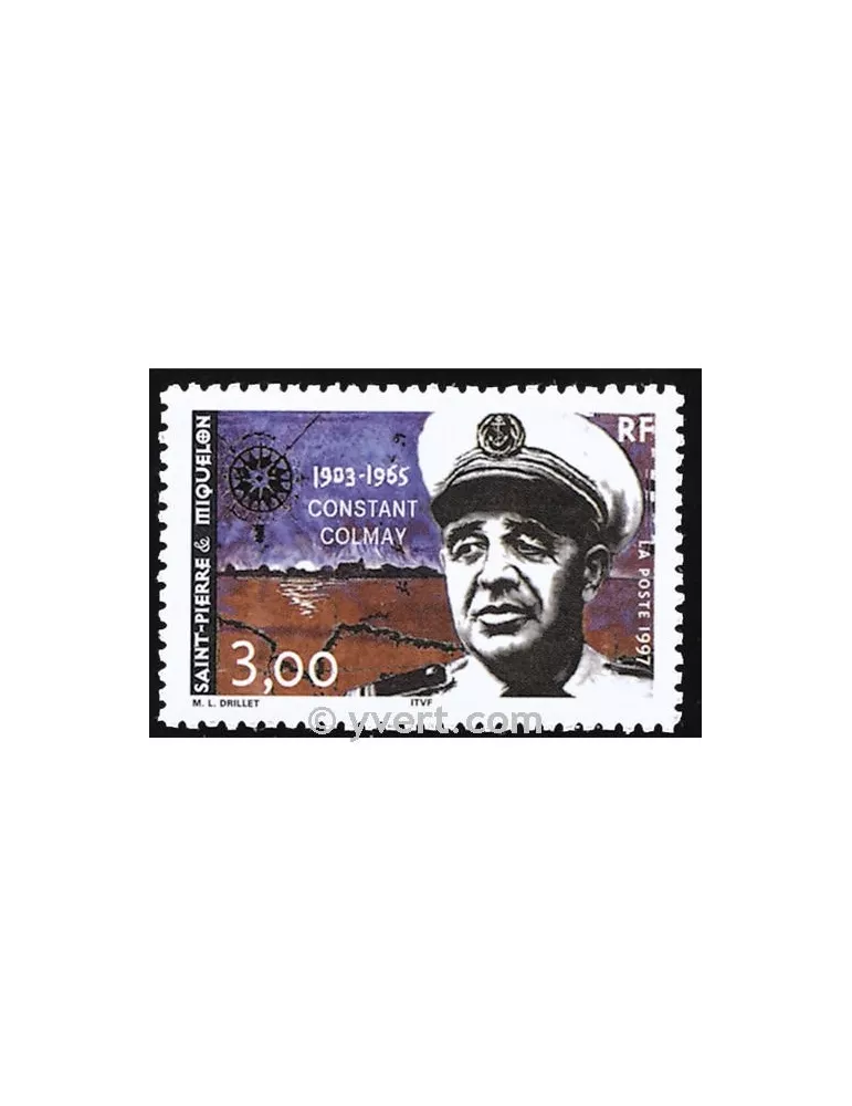 n° 641 - Timbre Saint-Pierre et Miquelon Poste