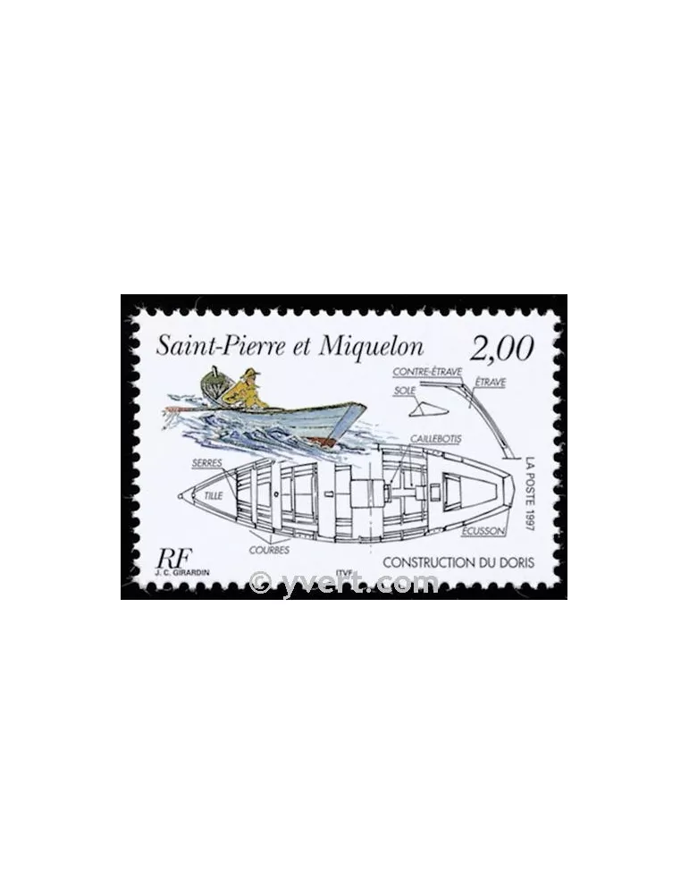 n° 645 - Timbre Saint-Pierre et Miquelon Poste