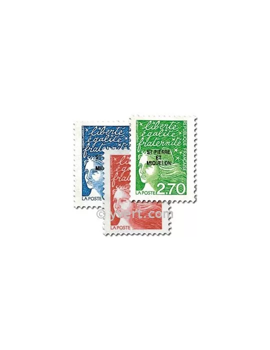 n° 650/652 - Timbre Saint-Pierre et Miquelon Poste
