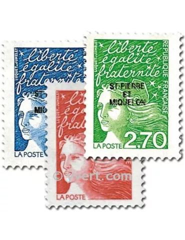 n° 650/652 - Timbre Saint-Pierre et Miquelon Poste 2