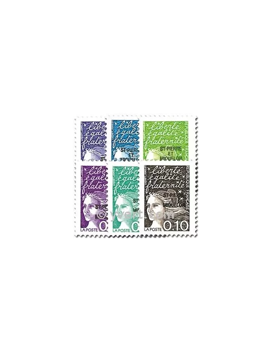 n° 656/661 - Timbre Saint-Pierre et Miquelon Poste