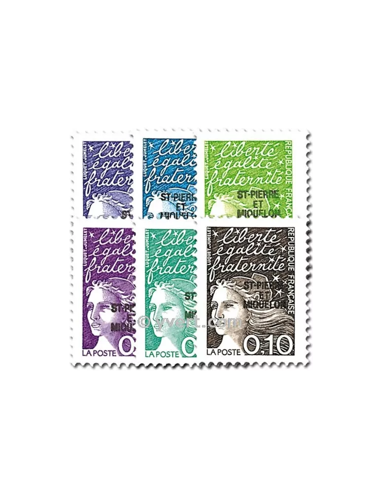 n° 656/661 - Timbre Saint-Pierre et Miquelon Poste
