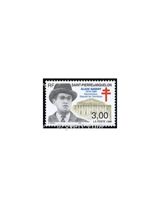 n° 669 - Timbre Saint-Pierre et Miquelon Poste