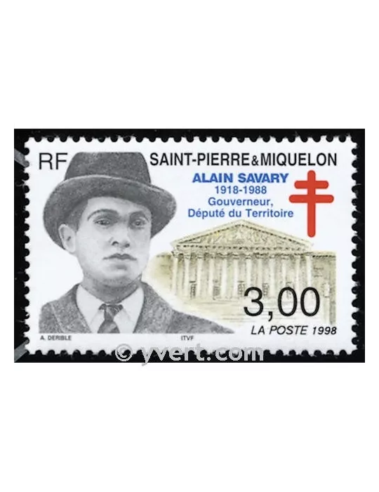 n° 669 - Timbre Saint-Pierre et Miquelon Poste