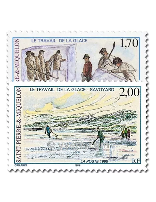 n° 672/673 - Timbre Saint-Pierre et Miquelon Poste