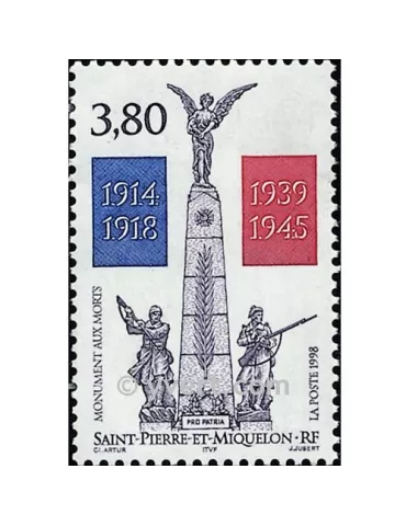 n° 684 - Timbre Saint-Pierre et Miquelon Poste 2