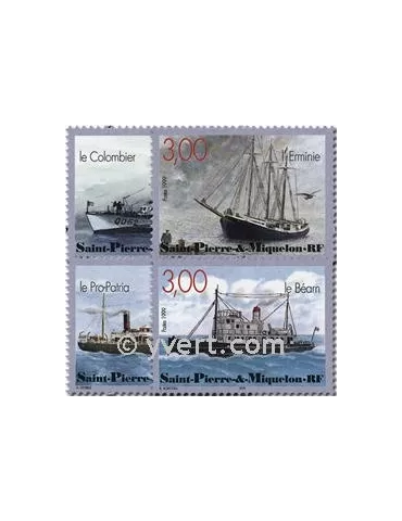 n° 696/699 (BF 7) - Timbre Saint-Pierre et Miquelon Poste
