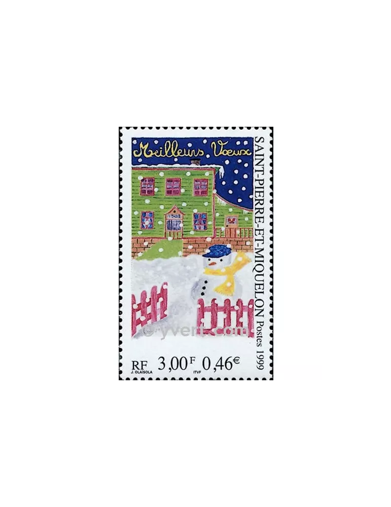 n° 705 - Timbre Saint-Pierre et Miquelon Poste