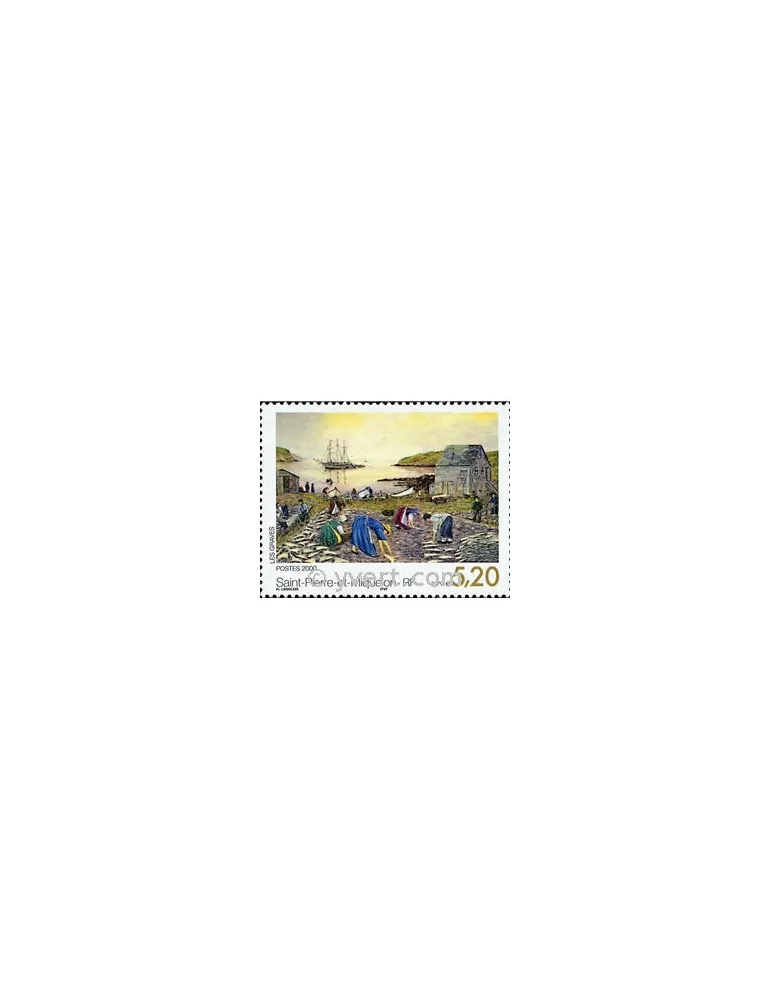 n° 709 - Timbre Saint-Pierre et Miquelon Poste