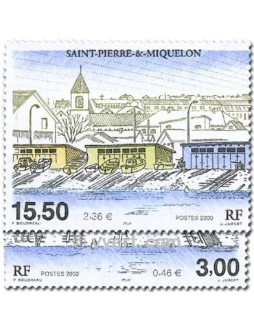 n° 724/725 - Timbre Saint-Pierre et Miquelon Poste 2