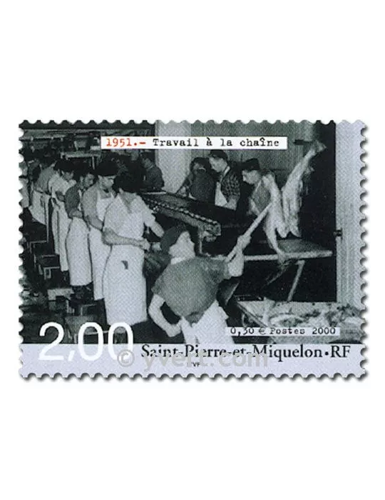 n° 727/736 (BF 9) - Timbre Saint-Pierre et Miquelon Poste