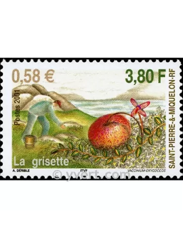 n° 740 - Timbre Saint-Pierre et Miquelon Poste 2