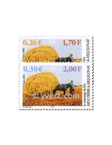 n° 741/742 - Timbre Saint-Pierre et Miquelon Poste