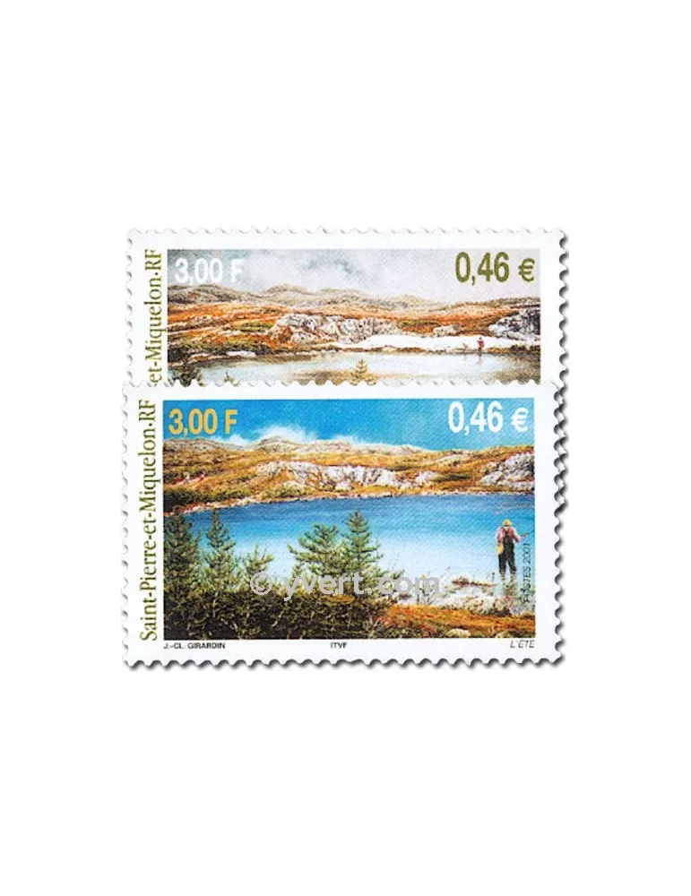 n° 754/755 - Timbre Saint-Pierre et Miquelon Poste