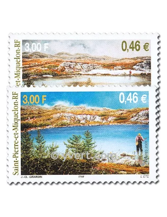 n° 754/755 - Timbre Saint-Pierre et Miquelon Poste