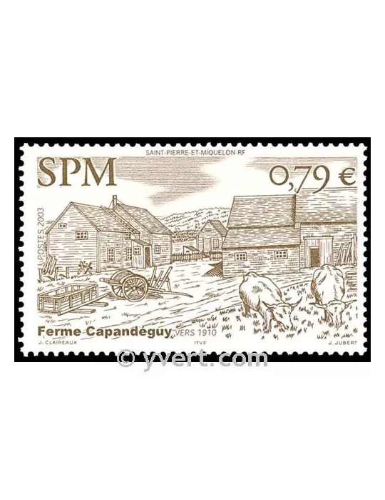 n° 792 - Timbre Saint-Pierre et Miquelon Poste