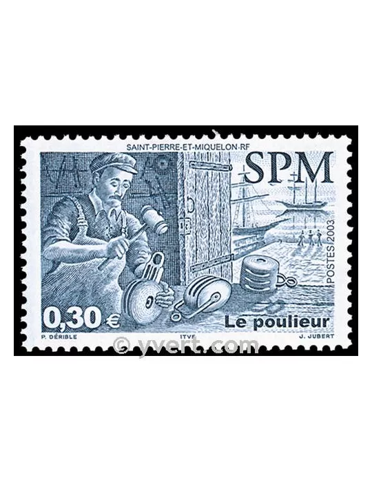 n° 795 - Timbre Saint-Pierre et Miquelon Poste