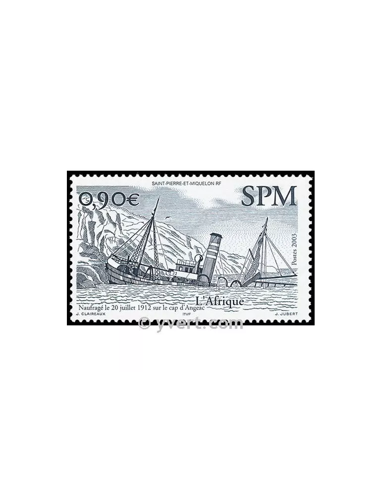 n° 806 - Timbre Saint-Pierre et Miquelon Poste
