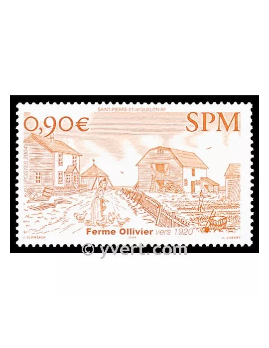 n° 814 - Timbre Saint-Pierre et Miquelon Poste