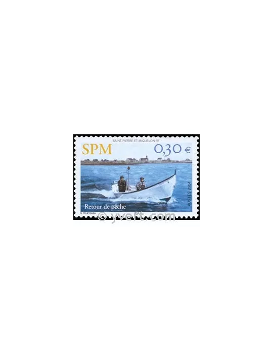 n° 815 - Timbre Saint-Pierre et Miquelon Poste