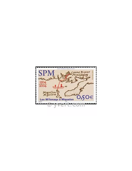 n° 818 - Timbre Saint-Pierre et Miquelon Poste