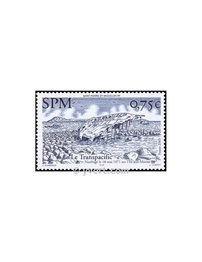 n° 857 - Timbre Saint-Pierre et Miquelon Poste