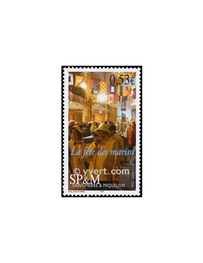 n° 861 - Timbre Saint-Pierre et Miquelon Poste