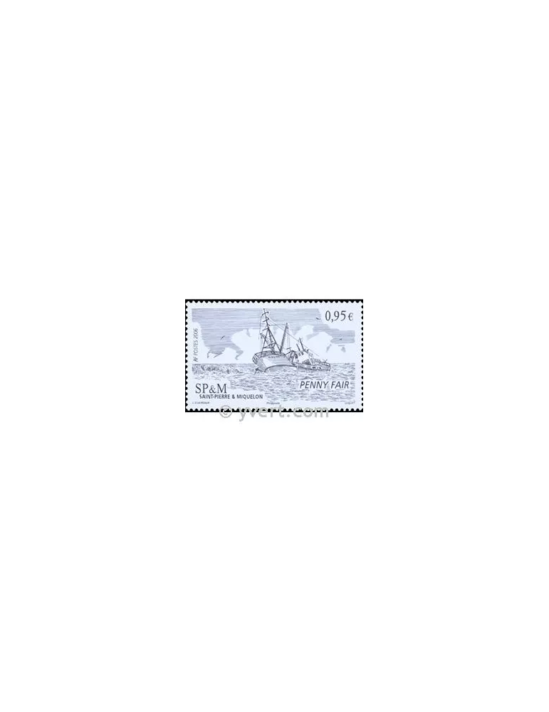n° 876 - Timbre Saint-Pierre et Miquelon Poste