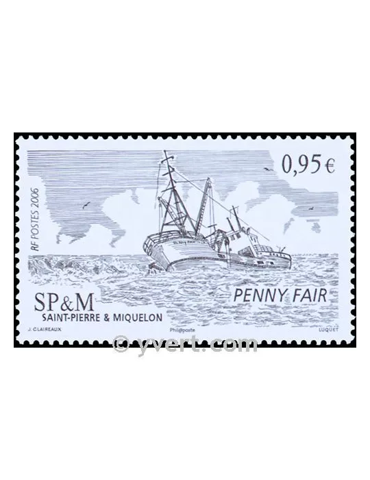 n° 876 - Timbre Saint-Pierre et Miquelon Poste